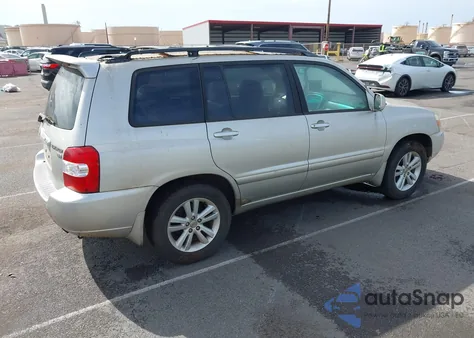 2006 Toyota Highlander Hybrid Limited V6/V6 из США, поврежденный, VIN JTEDW21A860001470